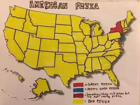 Die berühmte amerikanische Pizza