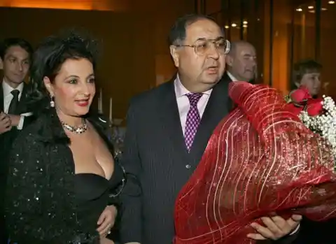 Irina Viner-Usmanov y Alisher Usmanov