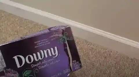 Dryer Sheets as Baseboard Cleaners