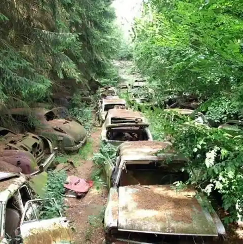 Vehicles Left By US Soldiers - Chatillion, Belgium