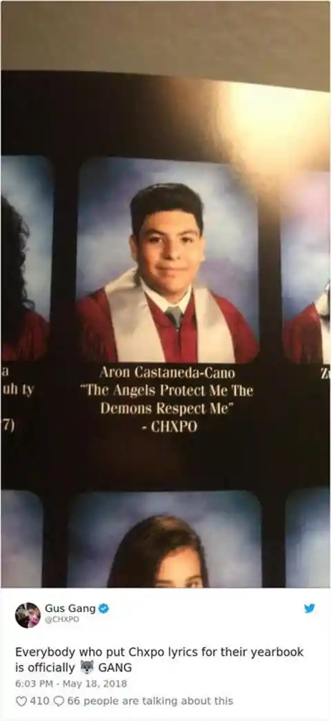 Hilarious Yearbook Quotes That Slip Under the Principal's Radar