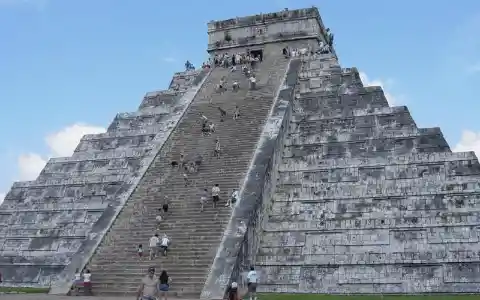 Temple of Kukulcán of the Maya Civilization