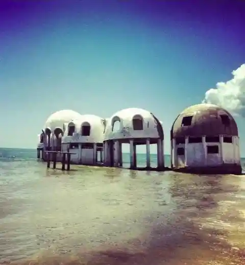 Abandoned Dome Houses - Cape Romano, Southwest Florida, USA