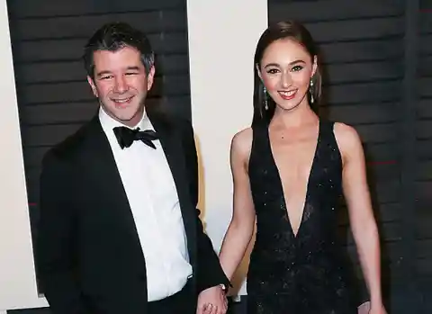 Gabi Holzwarth and Travis Kalanick