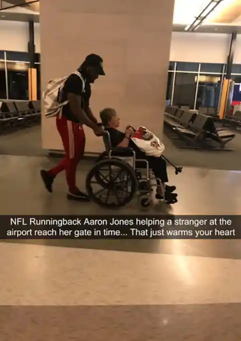 A Football Player with Empathy