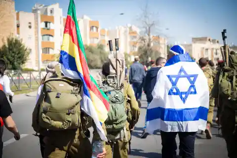 Hebrew, Arabic, English?