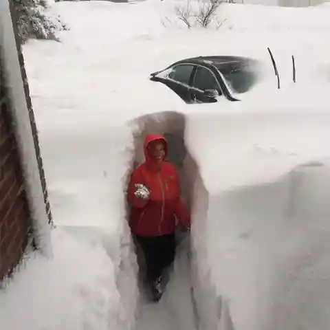 ボストンの雪との闘い