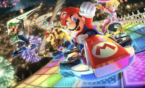 What Mario Kart game introduced anti-gravity feature?