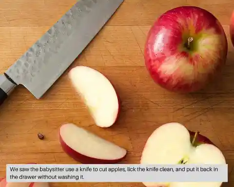 That Is Not How We Clean The Knife