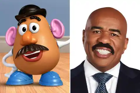 Steve Harvey + Mr. Potato Head