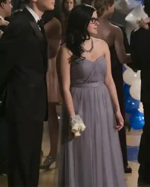 Alex's Gray Sweetheart Gown (Modern Family)