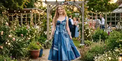 My Stepmom Refused to Give Me Money for a Prom Dress – My Brother Sewed One from Our Late Mom's Jeans Collection, and What Happened Next Made Her Jaw Drop