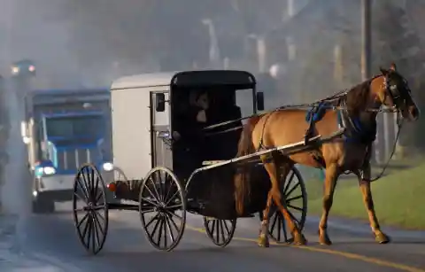 Les Amish ne peuvent pas posséder ou conduire une voiture