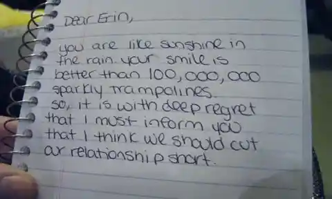 Hilarious Breakup Notes