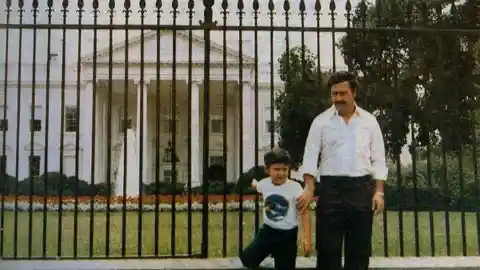 1980 - Pablo Escobar en la Casa Blanca