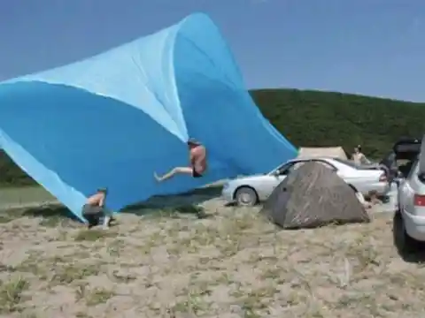 Windy Wilderness Meets Unexpected Briefs and Bravado