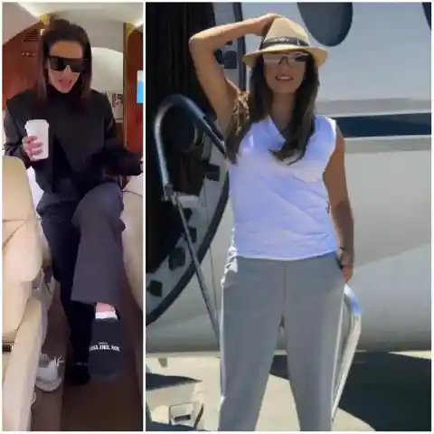 40 Celebrity Selfies Taken on Their Private Jets