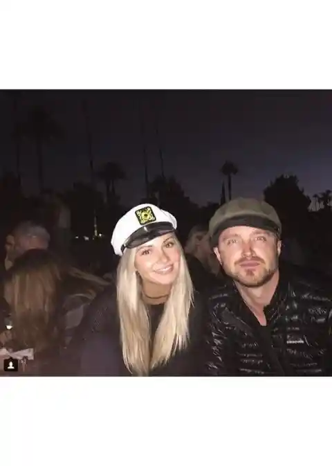 Aaron Paul & Lauren Parsekian