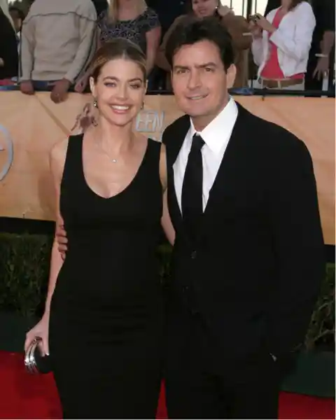 Charlie Sheen and Denise Richards