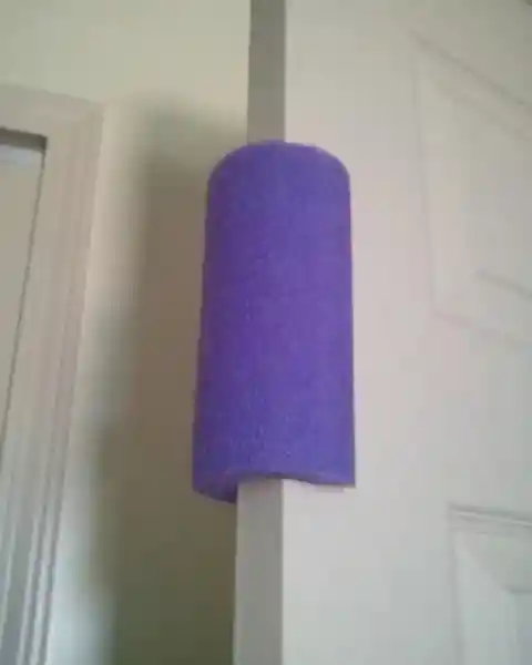 Pool Noodle As A Door Stopper