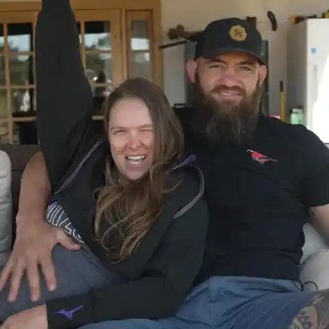 Ronda Rousey and Travis Browne