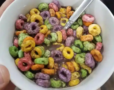 Froot Loops taste like the rainbow