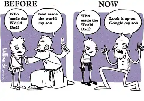 Cartoons And Images Depict World Changes For Better Or Worse
