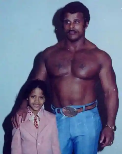 Dwayne 'The Rock' Johnson And His Dad, 1981