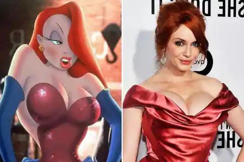 Christina Hendricks + Jessica Rabbit