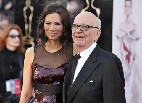 Wendi Deng and Rupert Murdoch