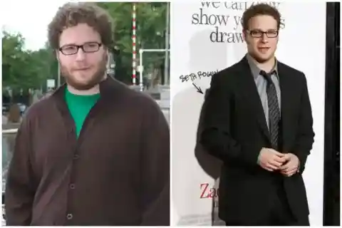 Seth Rogen – 15 kilograms