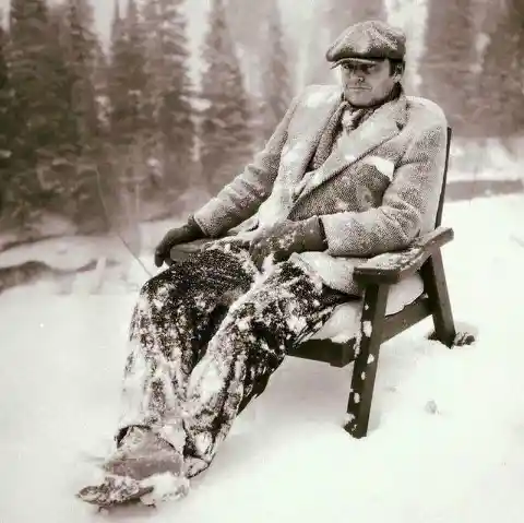 A Portrait Of Jack Nicholson In Aspen By Photographer Albert Watson