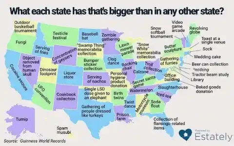 Need A Laugh? Check Out These Hilarious Maps That Reveal Fascinating Facts About The USA