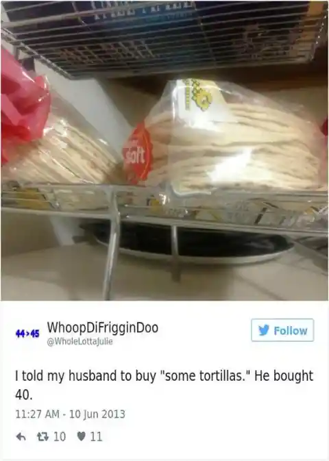 Buy "Some Tortillas"