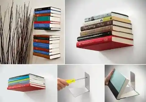 Floating Bookshelves 