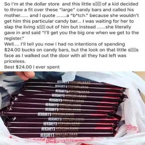 Whining over chocolates