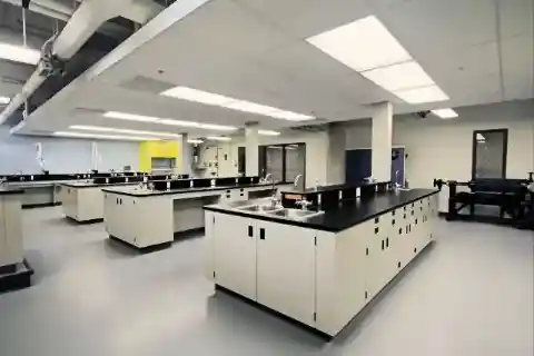 科学実験室での準備