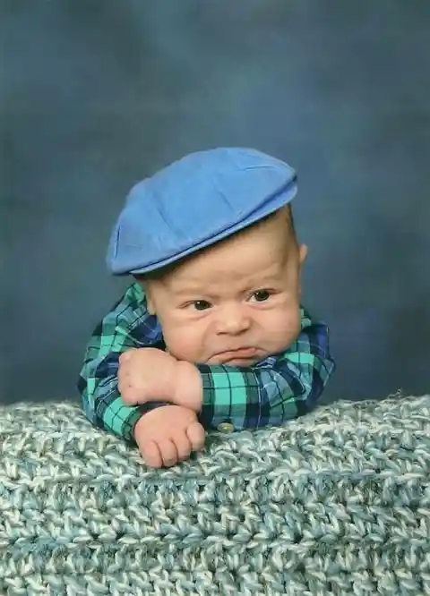 40 Hilarious Pictures of Babies Who Look Like Tiny Old People