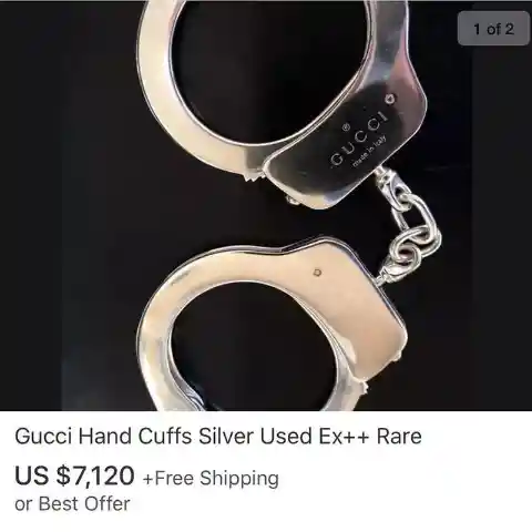 Gucci’s $7,000 Handcuffs