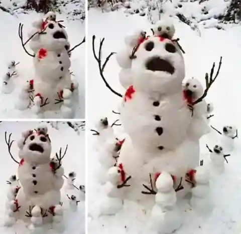 雪の中のサバイバルホラー