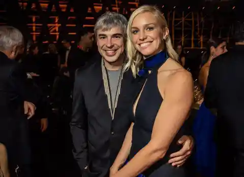 Lucinda Southworth and Larry Page