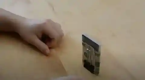 Money Clip Made of Binder Clip