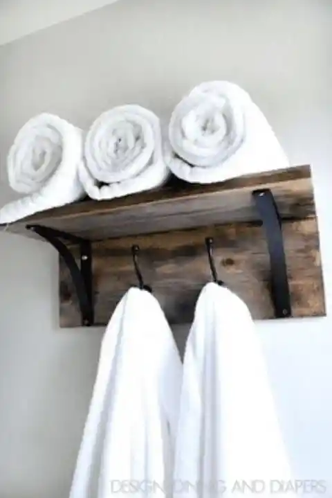 Adult Towels’ Screw-in Hooks