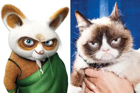 Grumpy Cat + Master Shifu