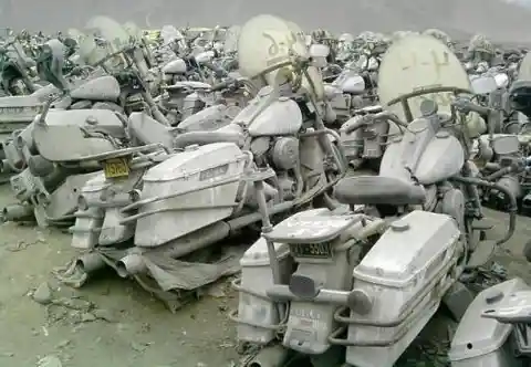 Police Motorcycle Graveyard (Harley-Davidson) - Lima, Peru