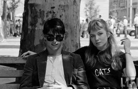 1983 - On The Set Of Risky Business With Tom Cruise & Rebecca De Mornay